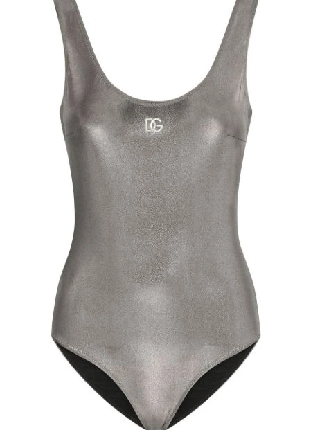 swimsuit racer DOLCE&GABBANA Women Gabbana & KIM foiled-effect Dolce 0502
